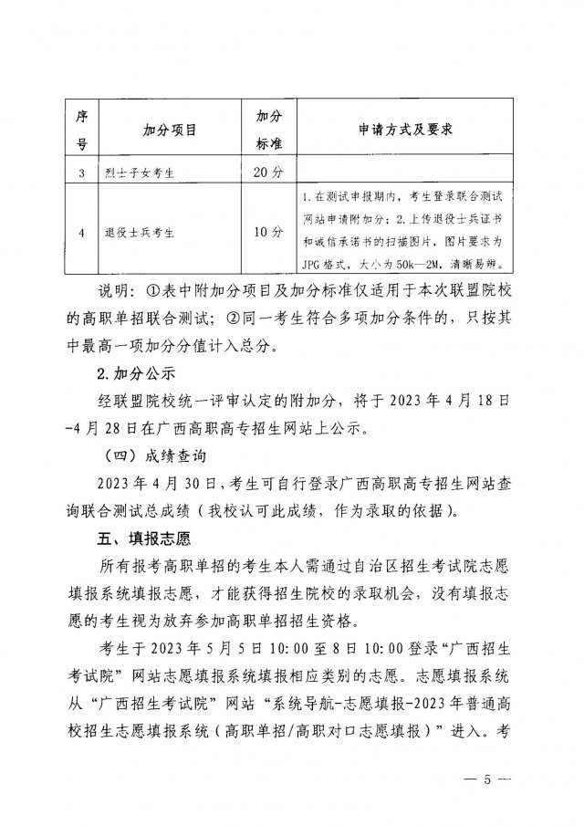 广西水利电力职业技术学院高职单独考试志愿填报